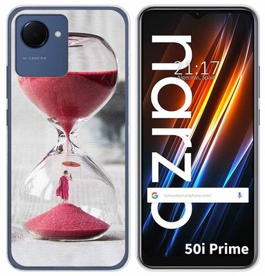 Silikonhülle für Realme Narzo 50i Prime Flexible TPU Multicolor Alu-Look Designs