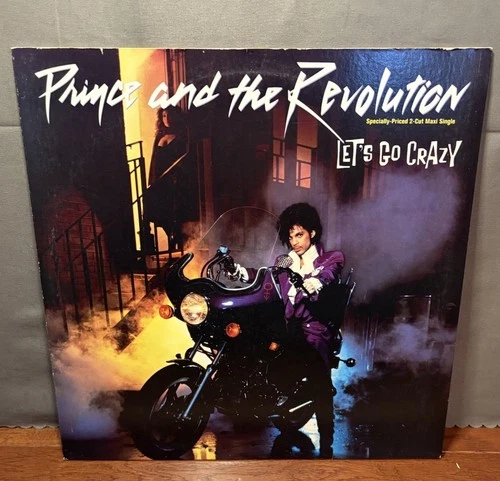 PRINCE AND THE REVOLUTION - LET'S GO CRAZY EROTIC CITY Maxi Single 12” Vinyl LP