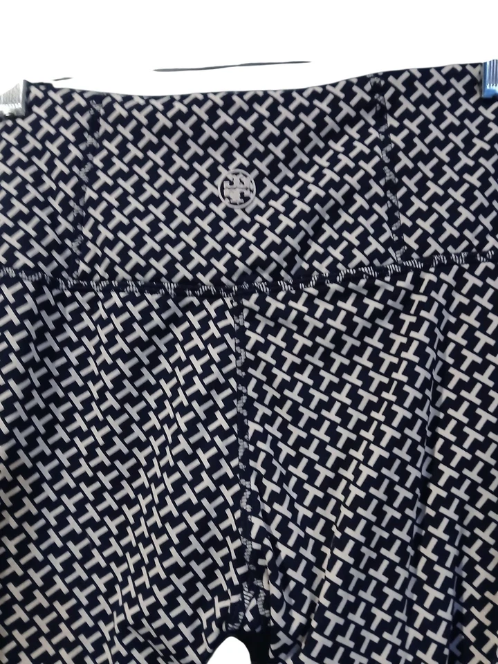 Tory Burch Sport Azul Oscuro Blanco Chevron T Mujer Pequeño Foto 3 de 4