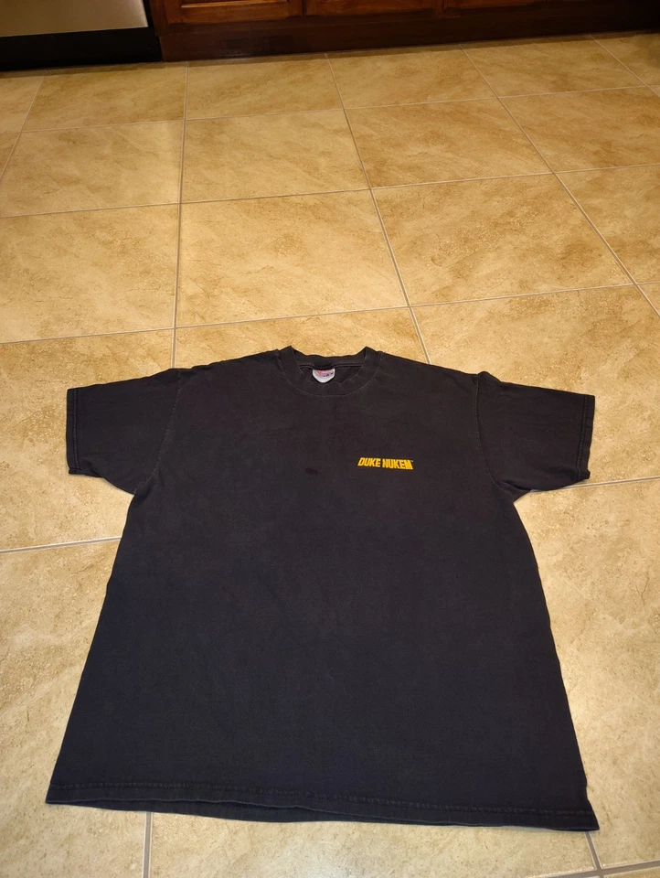 Camiseta De Colección Nukem Forever Promo Gris Talla XL Juegos Xbox PlayStation Foto 3 de 4