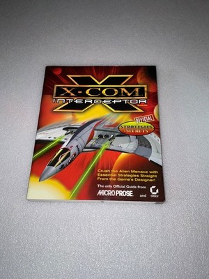 X-Com Interceptor STRATEGY GUIDE SYBEX Very Good Condition ultra rare book oop