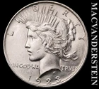 1923 Silver Peace Dollar - Scarce  Almost Uncirculated+  High Grade  #L7550