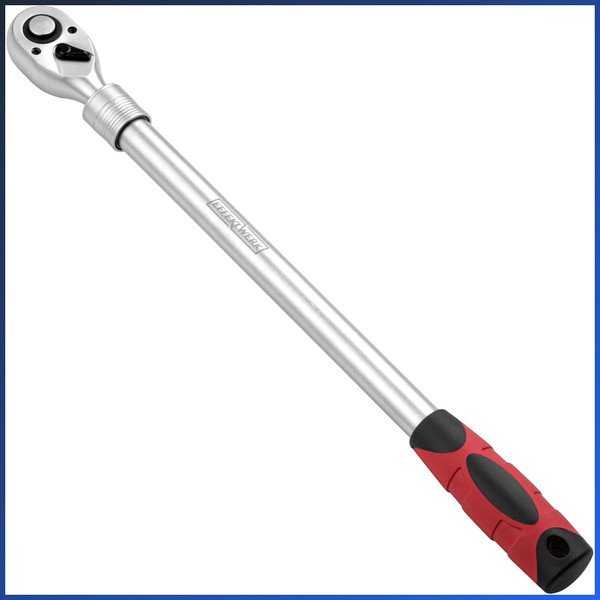 Teleskopratsche 1/2 Zoll 72 ZäHne Ausziehbar 46-60 Cm 660 Nm Drehmoment-image