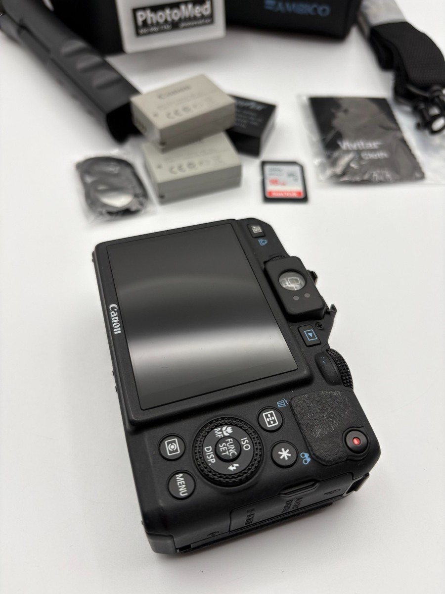 Canon PowerShot G15 12.1MP Digital Camera Black w/5x Zoom Bundle
