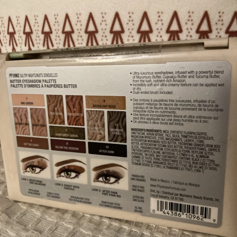 Murumuru Butter Eyeshadow, 12-Shade Ultra-Creamy Palette with Murumuru & Tucuma  - Image 2 of 3