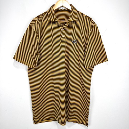 Holderness & Bourne Georgia Tech Polo Shirt Men XL Navy Yellow Ramblin Wreck - Picture 10 of 10