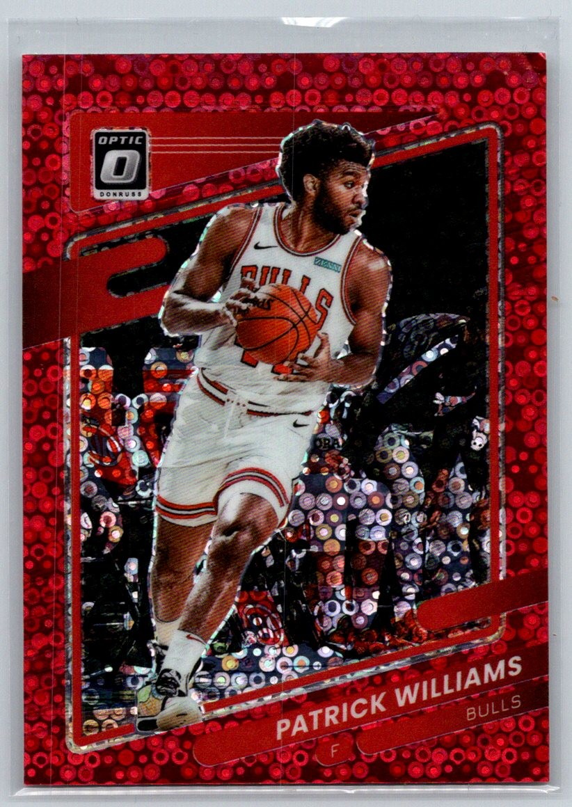 2021-22 Donruss Optic #17 Patrick Williams Fast Break Red #/85