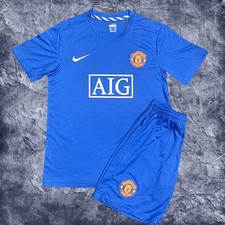 2018 Manchester United Kids Retro 2ndAway Soccer Kit - Cristiano Ronaldo Edition