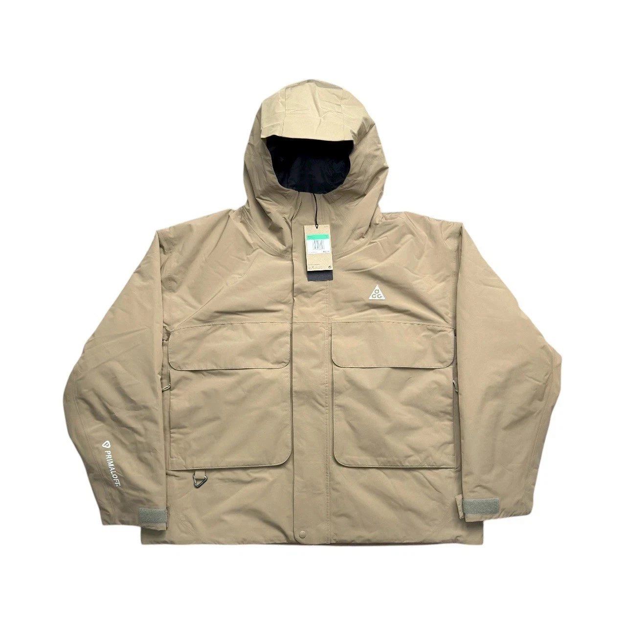 Nike ACG PrimaLoft Skull Peak Storm-FIT "Khaki" Jacket FV8681-247 Men's Size S