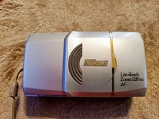 Vintage Nikon Lite Touch Zoom 120 ED AF 35mm Film Camera Point Shoot Flash Macro