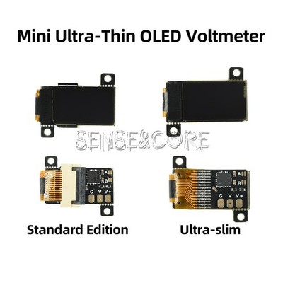 DC 0-30V Digital Voltmeter 0.5-inch OLED Ultra-Slim Mini Embedded Voltage Gauge