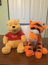 Disney Parks Winnie the Pooh  Tigger Plush Stuffed Animal Disneyland WDW