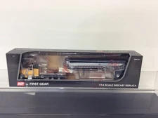 DCP Peterbilt 379 36" Sleeper w/ Mac Halh Round Dump Trailer. New in Box.