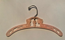 Henry Hanger Co. NYC Pink Plastic Child Baby Hanger Boy  Girl Reclining