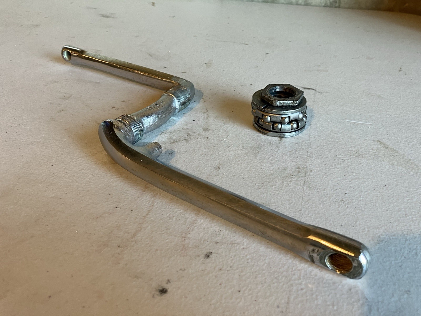 Vintage Old School JM Cr-Mo BMX Cranks W-BB - 175mm Chromoly GT Dyno VFR