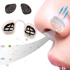 Carbon Nose Invisible Nasal Filter Anti Air Pollution Pollen Allergy Dust Filter