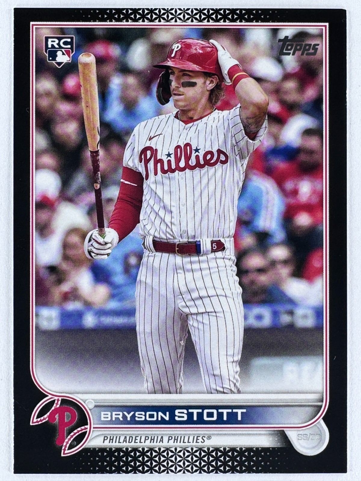 BRYSON STOTT 2022 Topps Update #US224 BLACK /71 Rookie RC Philadelphia Phillies