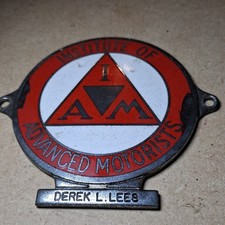 The Institute Of Advanced Motorists Car Grill Badge