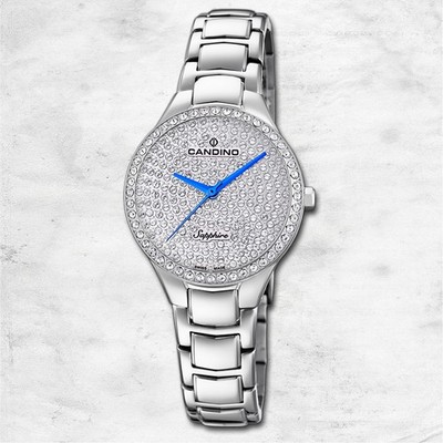 Candino Damenuhr Edelstahl silber Candino Elegance Armbanduhr UC4696/1