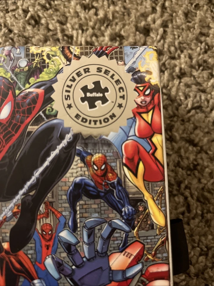 Marvel Comics Spiderman 1000 Piece Puzzle Silver Select Edition Buffalo Jigsaw - Image 4 of 4