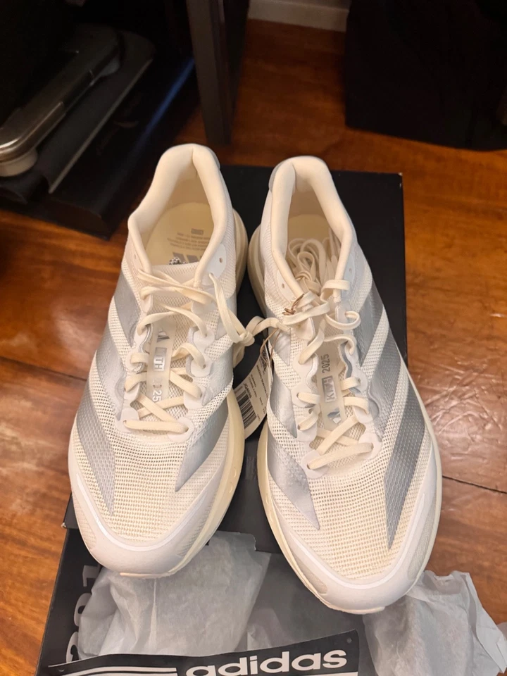 KITH x ADIDAS ADIZERO BOSTON 13 M Running Shoes - Cloud White/Silver - Size 9 US - Image 2 of 4