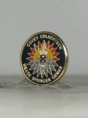 NASA Space Shuttle Discovery STS-38 Mission Pin (1990)   Covey, Culbertson,