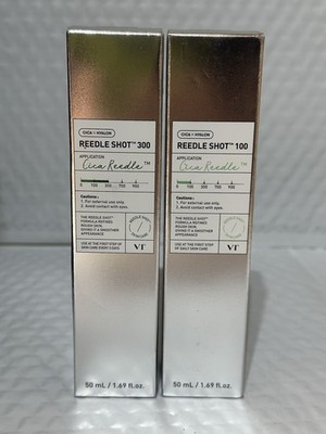 VT Reedle Shot 300 And 100 Cica x Hyalon Original Moisturizing 50ml 1.69Oz -2 Pc