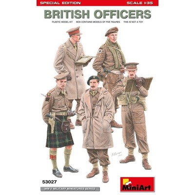 Miniart #53027 1/35 British Officers.Special Edition