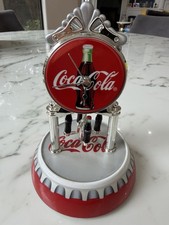 Vintage 2002 Coca-Cola Bottle Cap Clock Working Parts Repair Missing Dome