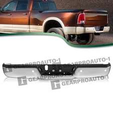 For 2009-2018 Dodge Ram 1500 2010-2012 2500 3500 Steel Rear Bumper W/ Sensor