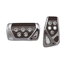 Carmate RP101 Silver Authentic GT Pedal Set for the RAZO GT SPEC AT-S featuring