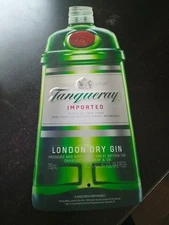 1981 TANQUERAY ENGLISH DRY GIN Vintage-Look-Edge *DECORATIVE REPLICA METAL SIGN*