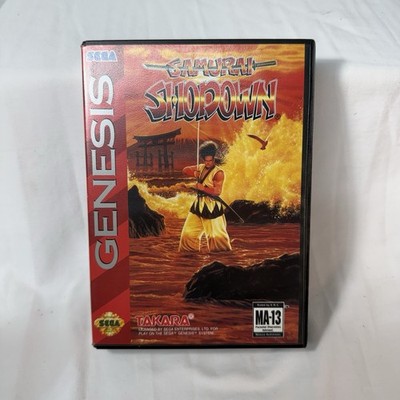 Samurai Shodown Sega Genesis CIB Complete Tested Working MA-13 2 Players