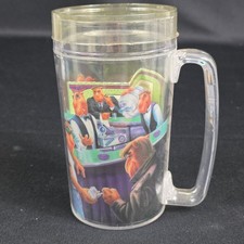 CAMEL Joe Camel Plastic Mug Clear Drinking Cup Collectible Poker Bar