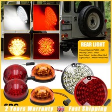 73mm+95mm LED SIDE INDICATOR TAIL FOG REVERSE LIGHT LAMP Fit LAND ROVER DEFENDER