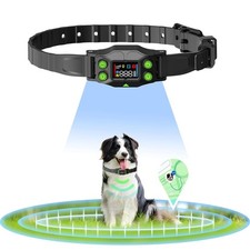 GPS Wireless Dog Fence, Rechargeable Electric Dog Collar with 3 Training Mode...