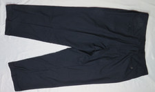 LAUREN RALPH LAUREN MEN PANTS 38 short NAVY BLUE DRESS SLACK WOOL TOTAL COMFORT