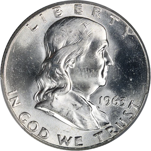 1963-P Franklin Half Dollar PCGS MS64 Great Eye Appeal Nice Strike