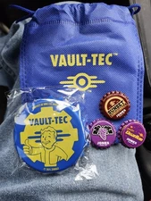 Fallout Jones Soda Vault-Tec Bottle Opener Magnet and Satchel - Costco Exclusive
