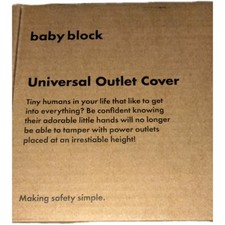 Baby Block Universal Power Outlet Cover Box For Babies  Dementia Patients