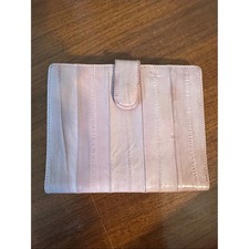 Vintage Pink Eel-skin Wallet