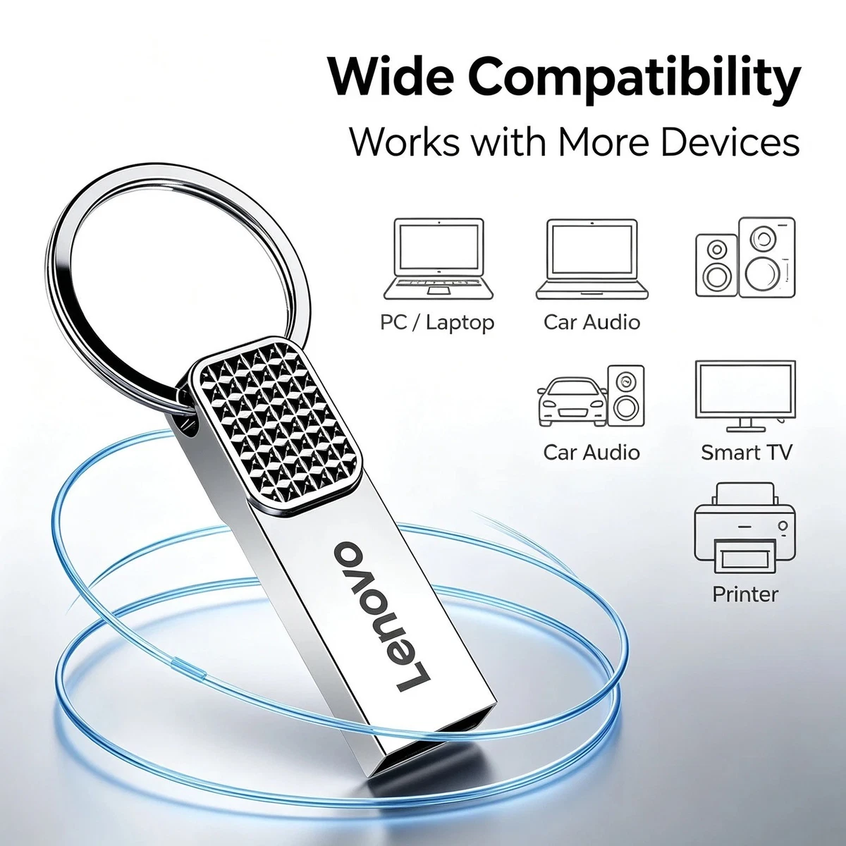 Lenovo 512GB USB 3.0 Flash Drive Metal Pendrive High Speed Data Storage