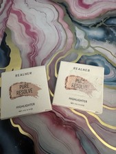2x- RealHer Pure Resolve Highlighter 4g / 0.14 oz New In Box. Sealed