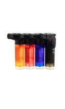 4 Pack Eagle Jet Torch Gun Lighter Adjustable Flame Windproof Butane Refillable