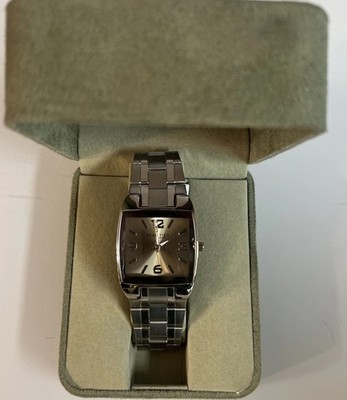 Vintage Realities Stainless Men Wrist Watch Needs Battery In Original Box