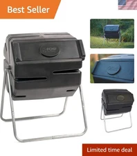 Garden Composter Tumbling Compost Bin Outdoor Rotating Garden Waste Bin