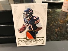 National Treasures Century Materials Prime Jersey Bears Devin Hester 14/25  2012