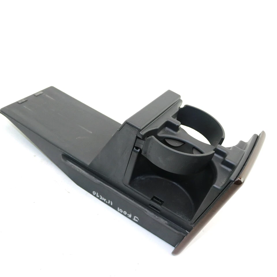 Bandeja portavasos trasero estilo madera consola central Volvo OEM para XC90 03-14 Foto 3 de 4