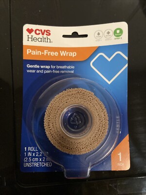 CVS Pain Free Wrap /Bandage For Gentle, Breathable Wear And Removal | eBay