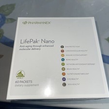 Nu Skin Nuskin Pharmanex LifePak Nano 60 packets Sealed Box Exp 04/26